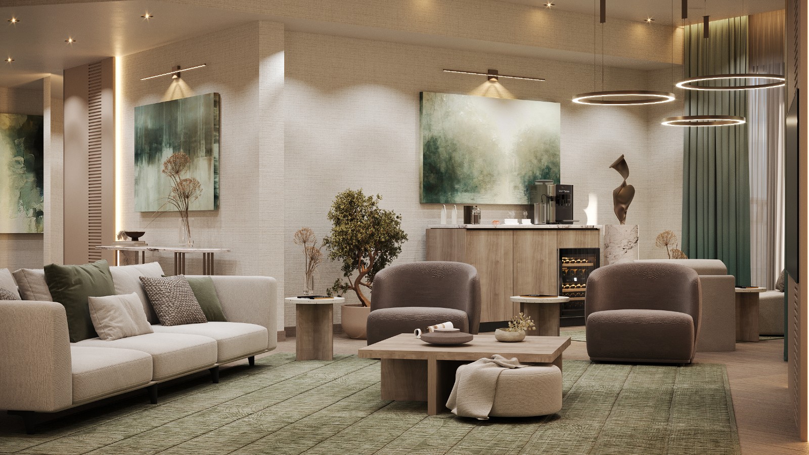 PENTHOUSE - Two Bedroom (sea view + balcony + sofa)